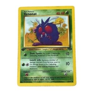 Ist Edition Pokémon Venonet Playing Card